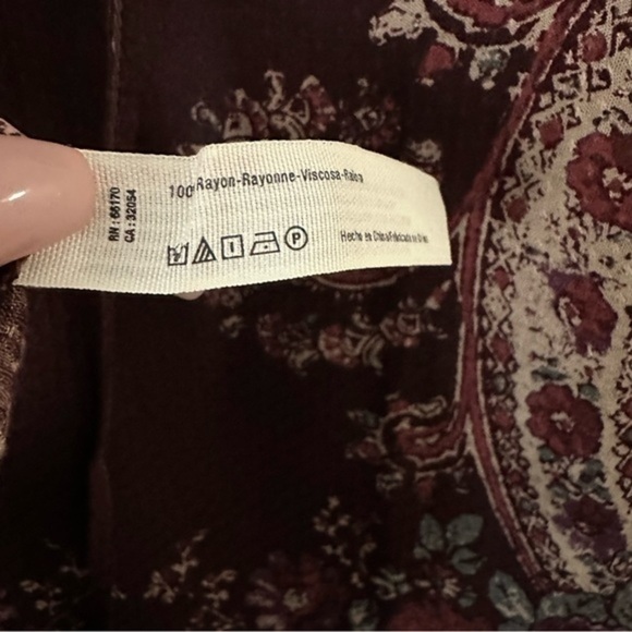 EUC Free People Intimately Free Dobby Dot Flounce Hem Slip Dress XS - Picture 13 of 13